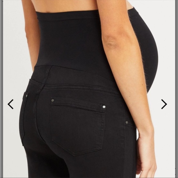 Indigo Blue Secret Fit Belly Ankle Maternity Jeggings - Picture 2 of 9